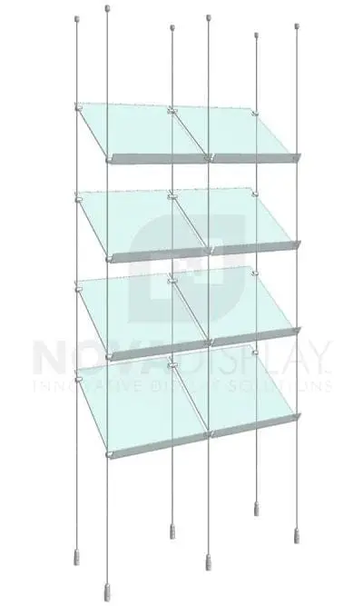 KSP-004_Acrylic-Sloped-Shelf-Display-Kit-cable-suspended