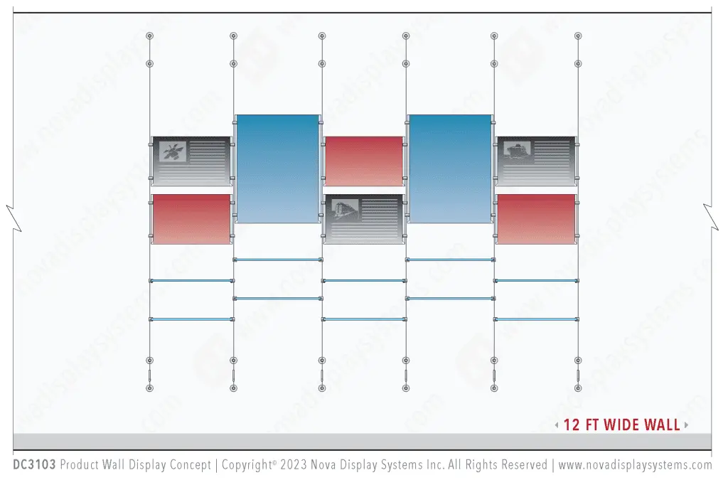 DC3103 Product Wall Display / Wall Display Idea Concept
