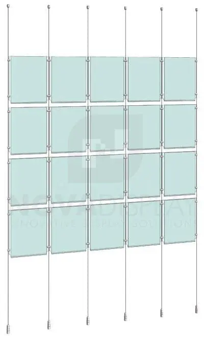 KPI-106_Easy-Access-Poster-Holder-Display-Kit-cable-suspended