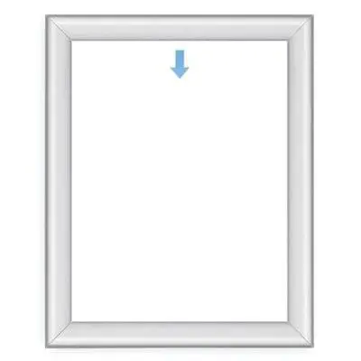 AnoFrame-aluminum-poster-frame-round-profile-side-load