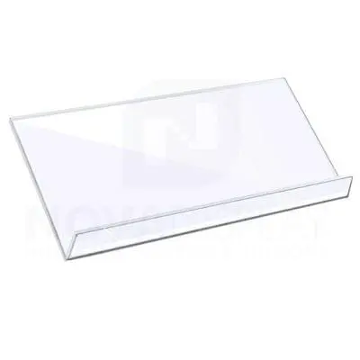 Sloping Acrylic Shelf - Clear