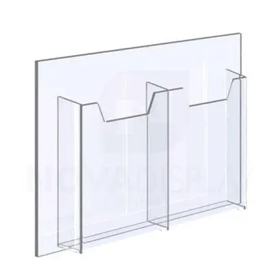 18ALD-2-3585P-12 1/8″ Clear Acrylic Leaflet Dispenser /
