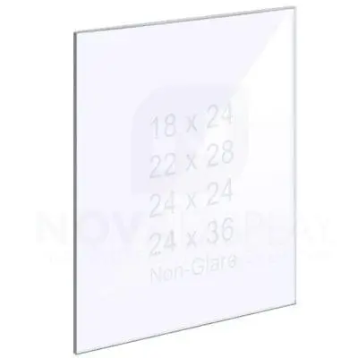 18ASP-PANEL-NG-LR 1/8″ Non-Glare Acrylic Panel without Holes – Polished Edges