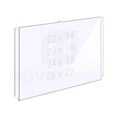 18EAAP-INSERT-LANDSCAPE-L Easy Access Acrylic Pocket / Poster Holder – Large Landscape
