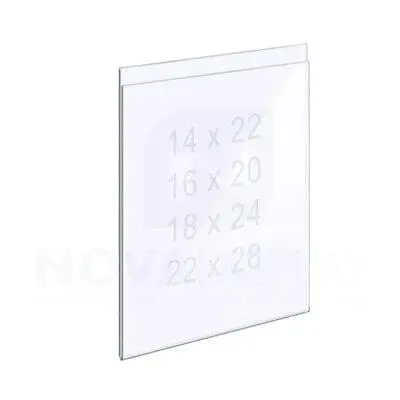 Top Suspended Easy Access Acrylic Pocket / Poster Holder
