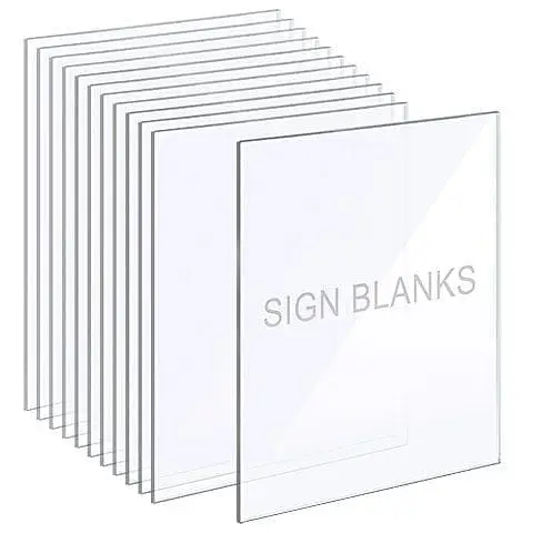 Nova Display Systems / Acrylic Sign Blanks in Bundle for Signage