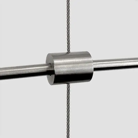 Cable Support for 6mm Diameter Horizontal Rod | #303 Stainless Steel