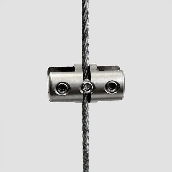 1/4" Thick Vertical Panel Support Double for Cables