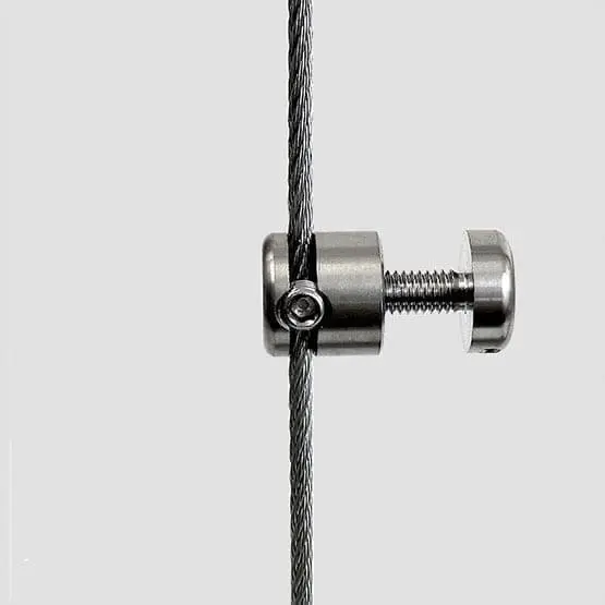 Panel Support with Screw-Cap for Cables