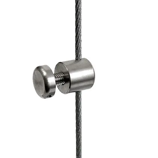 Panel Support with Screw-Cap for Cables