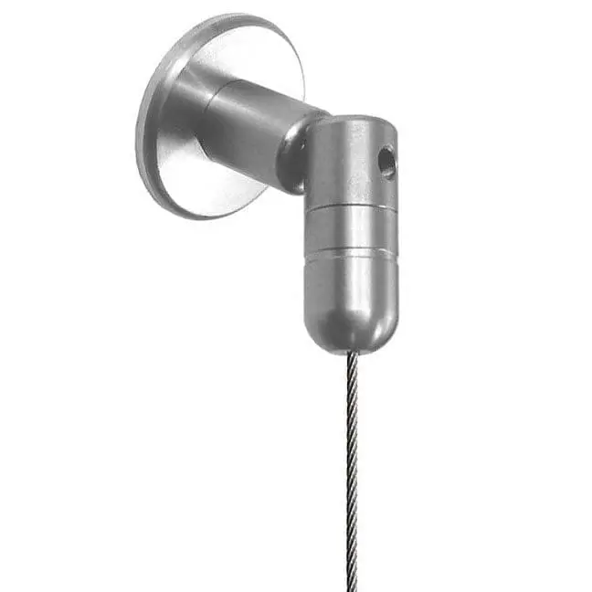 1.5mm Cable with Adjustable Angle Top/Ceiling Fixing – 2.0M (6′ 5-3/4″) Long | Stainless Steel