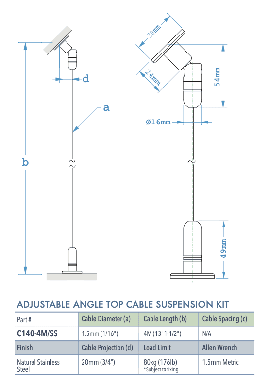 Specifications for C113-3M-SS