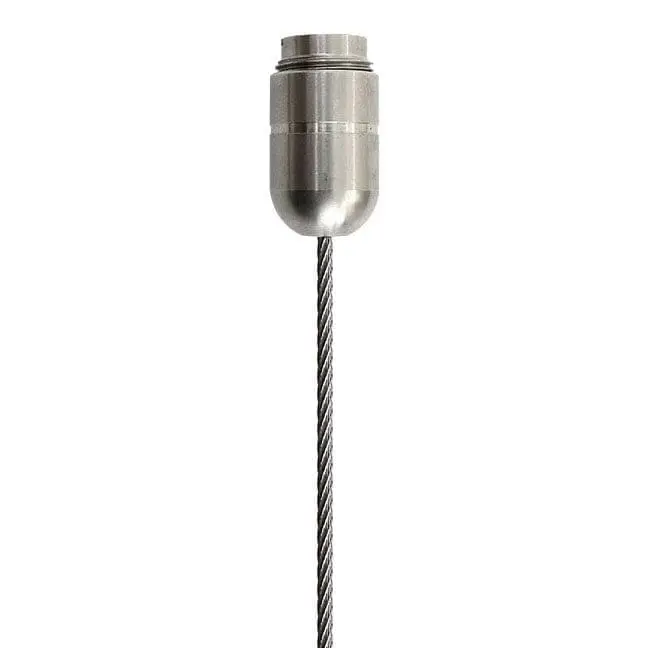 3mm (1/8″) CABLE w/Ceiling Fixing – 2.0M (6′ 5-3/4″) Long | Stainless Steel