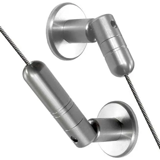 3mm Cable with Adjustable Angle Top-Bottom Fixings – 4.0M (13′ 1-1/2″) Long | Stainless Steel