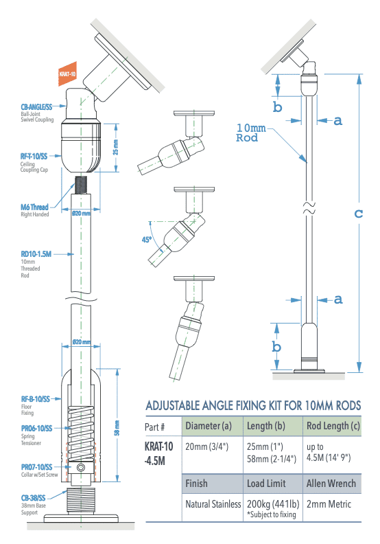 Specifications for KRAT-10