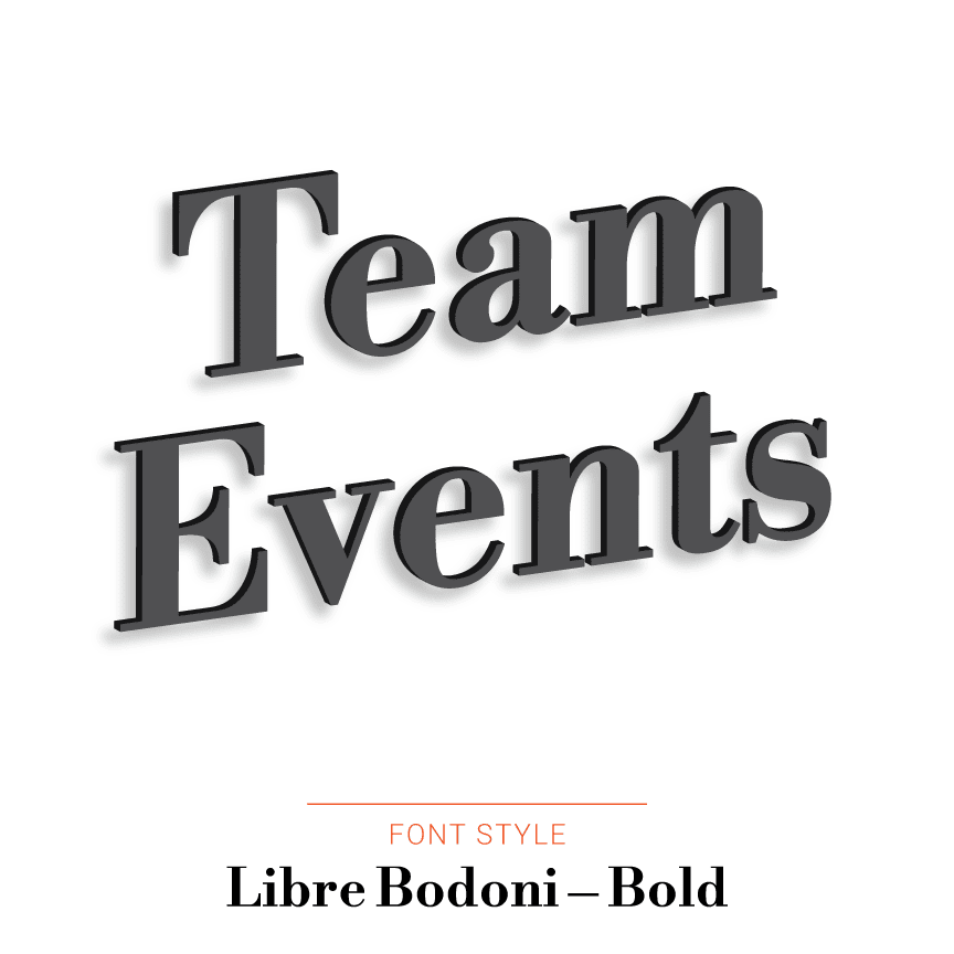 Nova Display Systems | Laser Cut Acrylic Letters – Serif Font Styles