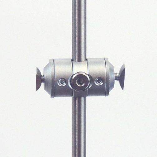 Double-Sided Support with Toggle for Aluminum Frames