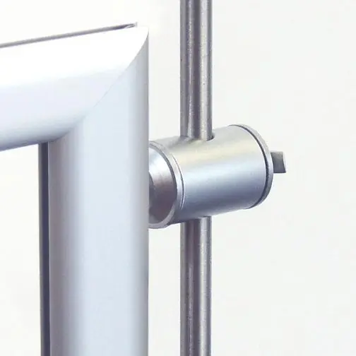 Double-Sided Support with Toggle for Aluminum Frames