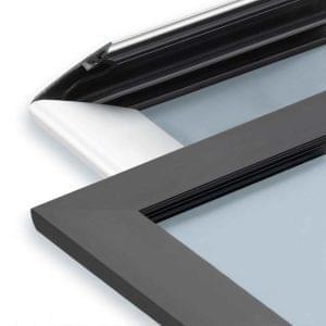 Front-Load Aluminum Snap Frame | Freedom-Frame with Square Profile