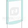 KASP-065 Sandwich Acrylic Poster Display Kit rod wall suspended