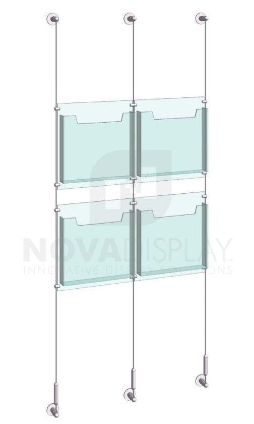 KLD-008_Acrylic-Literature-Display-Kit-wall-cable-suspended