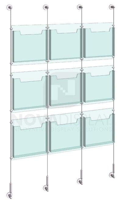 KLD-012_Acrylic-Literature-Display-Kit-wall-cable-suspended