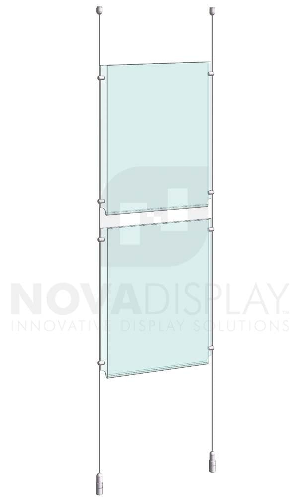 Cable Suspended Easy Access Poster Display Kit #KPI-014 