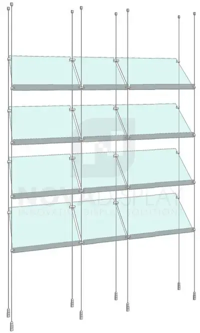 KSP-006_Acrylic-Sloped-Shelf-Display-Kit-cable-suspended