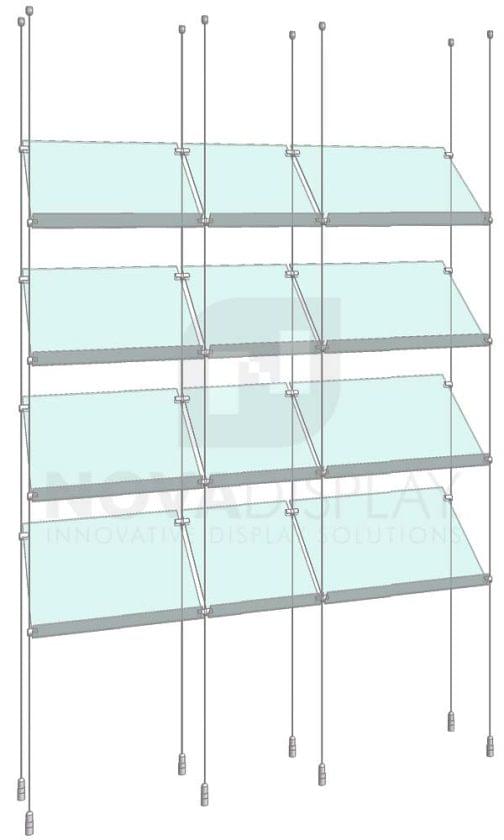 KSP-006_Acrylic-Sloped-Shelf-Display-Kit-cable-suspended