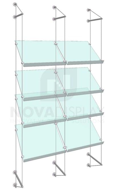 KSP-012_Acrylic-Sloped-Shelf-Display-Kit-wall-cable-suspended