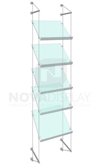 KSP-013_Acrylic-Sloped-Shelf-Display-Kit-wall-cable-suspended