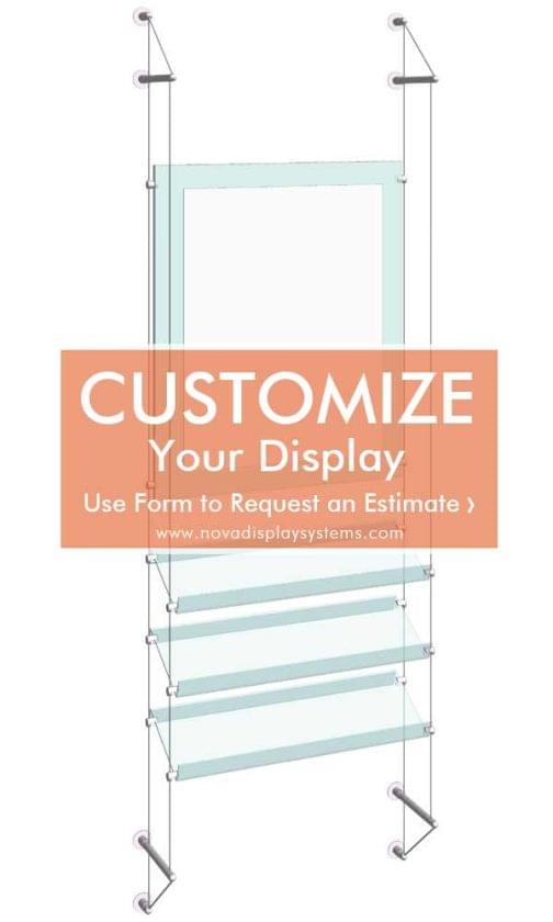 Cable-Suspended-Easy-Access-Poster-Shelf-Display-Kit