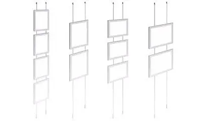 Rimless LED Backlit Displays