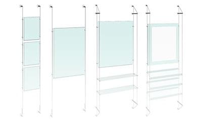 Cable/Rod Suspended Easy Access Poster Displays