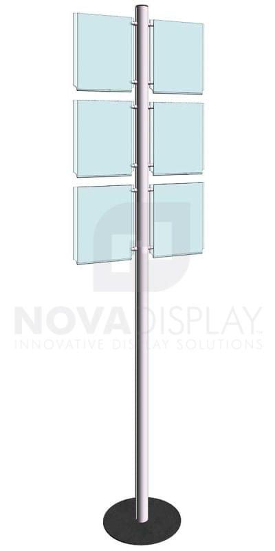 KFIP-001-Info-Post-Floor-Stand-Display-Kit