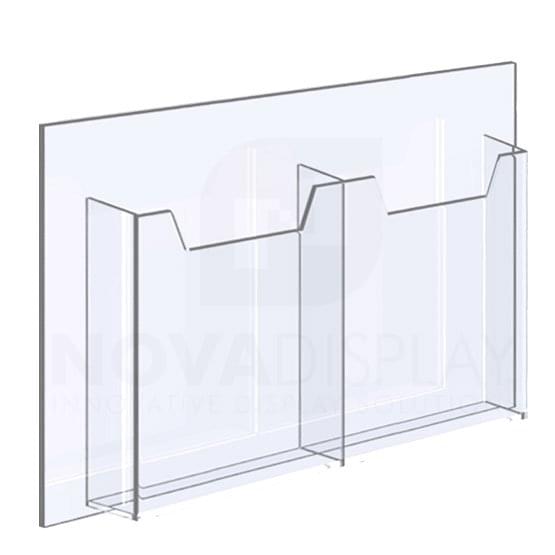 Details about   4 XA4 Brochure Holder Clear Acrylic Literature Leaflet Pamphlet Holder 