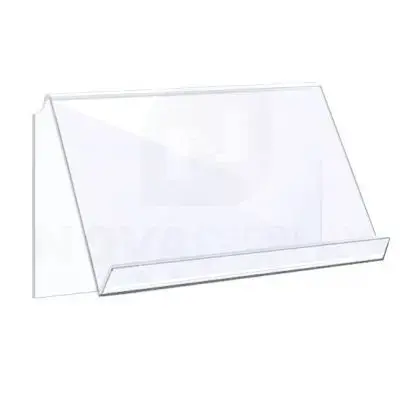 Angled Acrylic Shelf - Clear