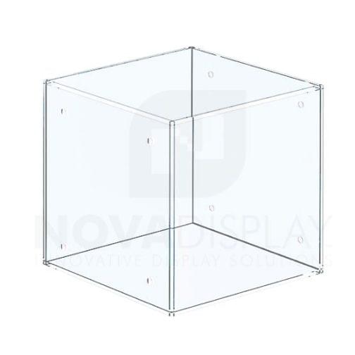 Non-Lit Acrylic Locking Display Case – All Clear