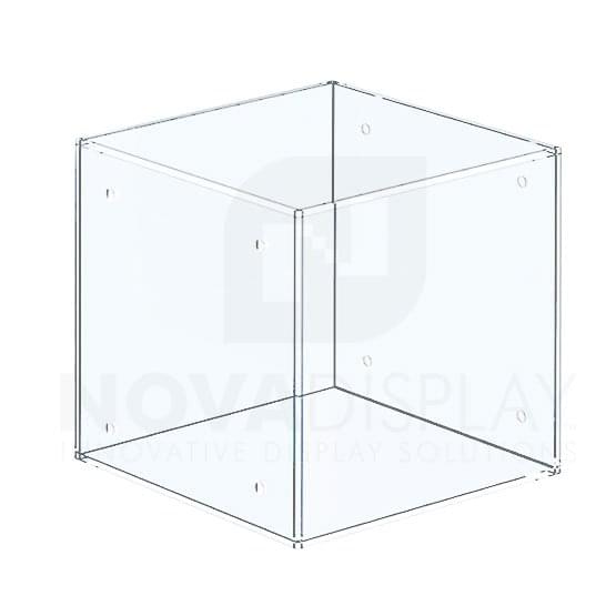 -Retail display Acrylic Sheets and Clips make your own cube display 
