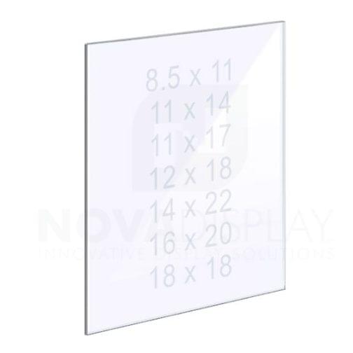 18ASP-PANEL-MD 1/8″ Clear Acrylic Panel without Holes – Polished Edges