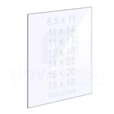 18ASP-PANEL-NG-MD 1/8″ Clear Acrylic Panel without Holes – Polished Edges