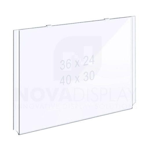 18EAAP-INSERT-LANDSCAPE-XL Easy Access Acrylic Pocket / Poster Holder – Extra-Large Landscape