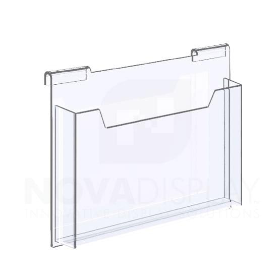 A4 Hook On rod displays Acrylic Poster Holder Retail Shop Window Signs display 