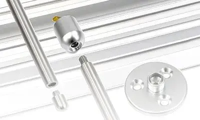 Installation Accessories for 10mm Rod Display Systems