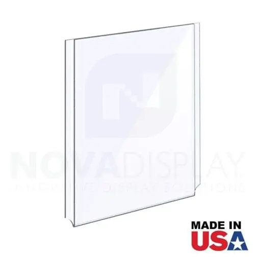 Clear Acrylic Easy Access Info/Poster Holder – Photo Format. Portrait Orientation