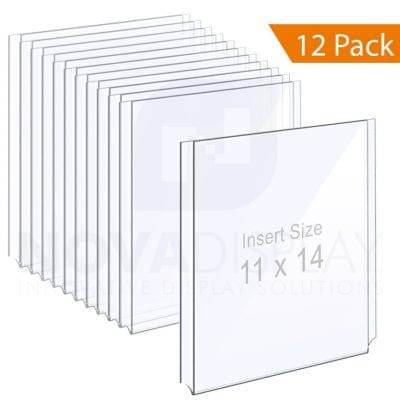 1/8″ Clear Acrylic Easy Access Info/Poster Holder – Legal Format. Portrait Orientation