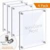 Wall Mounted/Floating Acrylic Poster Frames with Standoffs