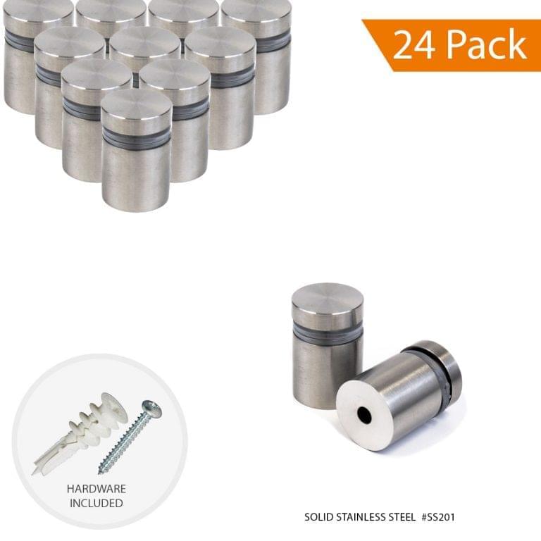 Sign Standoff Hardware Kit 3/4″ Dia. x 3/4″ Sign Standoff NDSI Store