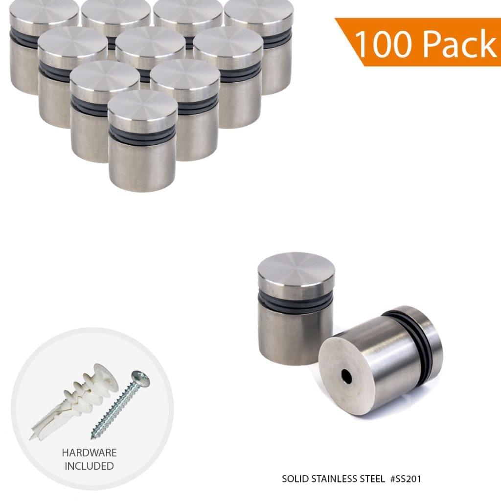 Sign Standoff Hardware Kit 1″ Dia. x 3/4″ Sign Standoff NDSI Store