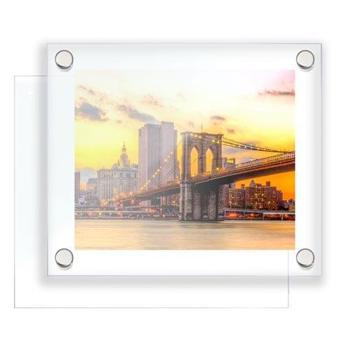 Nova Display Systems / Acrylic Poster Frames for Standoff Supports